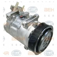 Компрессор кондиционера HELLA 8fk351123041 _BEHR HELLA SERVICE_ O1TDX Renault Megane (EZ) 3 Кабриолет 1.9 dCi (EZ0J. EZ1S) 131 л.с. 2010 – 2025