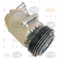 Компрессор кондиционера HELLA 4045621519667 1204579764 8SDJ KL 8fk351002771 - Изображение 2