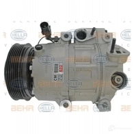 Компрессор кондиционера HELLA HLAAR1K _BEHR HELLA SERVICE_ 8fk351001261 Hyundai Santa Fe (CM) 2 Кроссовер 2.4 174 л.с. 2010 – 2012