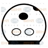 Компрессор кондиционера HELLA 8fk351131011 RMV87 40821 _BEHR HELLA SERVICE_ - Изображение 5