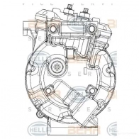 Компрессор кондиционера HELLA 41299 P6NMS8 8fk351334451 _BEHR HELLA SERVICE_ - Изображение 9