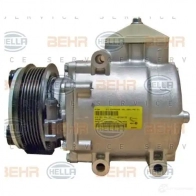 Компрессор кондиционера HELLA 9LK3ND Ford Mondeo 3 (GE, B5Y) Хэтчбек 2.5 V6 24V 170 л.с. 2000 – 2007 8fk351334101 _BEHR HELLA SERVICE_