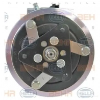 Компрессор кондиционера HELLA 8fk351334291 0E7F8 Ford Fiesta 5 (CBK, JH, JD) Хэтчбек 1.6 TDCi 90 л.с. 2004 – 2008 _BEHR HELLA SERVICE_