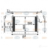 Радиатор кондиционера HELLA _BEHR HELLA SERVICE_ Y3P9NZ 38780 8fc351037231