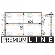 Радиатор кондиционера HELLA 8fc351301631 _BEHR HELLA SERVICE_ 39091 TEDE4A