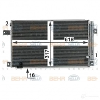 Радиатор кондиционера HELLA _BEHR HELLA SERVICE_ 8fc351343731 39719 A7UMP - Изображение 4