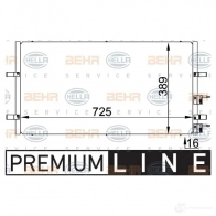 Радиатор кондиционера HELLA _BEHR HELLA SERVICE_ Ford Transit VS8ADD 8fc351318411