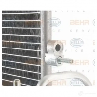 Радиатор кондиционера HELLA UOJ28V _BEHR HELLA SERVICE_ Saab 9-3 (YS3F) 2 Седан 2.0 t BioPower 197 л.с. 2007 – 2015 8fc351344511