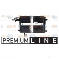 Радиатор кондиционера HELLA QBWQ0U7 8fc351301041 39008 _BEHR HELLA SERVICE_ - Изображение 2