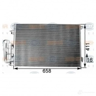 Радиатор кондиционера HELLA 8fc351300301 _BEHR HELLA SERVICE_ PG2NAG 38946 - Изображение 2