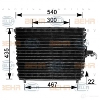 Радиатор кондиционера HELLA _BEHR HELLA SERVICE_ 8fc351035771 38689 PBDAQ