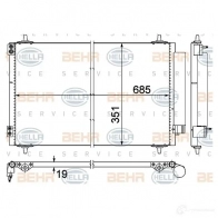 Радиатор кондиционера HELLA _BEHR HELLA SERVICE_ 39424 8fc351309411 1BBZXG1