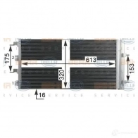 Радиатор кондиционера HELLA _BEHR HELLA SERVICE_ RVQ71YE 8fc351319291 39597 - Изображение 1