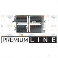 Радиатор кондиционера HELLA 39112 _BEHR HELLA SERVICE_ 8fc351301761 07CY2 - Изображение 3