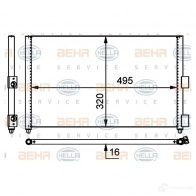 Радиатор кондиционера HELLA 39103 _BEHR HELLA SERVICE_ KLTQD 8fc351301701