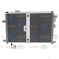 Радиатор кондиционера HELLA _BEHR HELLA SERVICE_ 39729 8fc351343794 MRM7Y