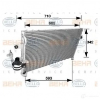 Радиатор кондиционера HELLA 8fc351037261 38783 _BEHR HELLA SERVICE_ WABX7E