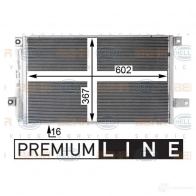 Радиатор кондиционера HELLA 39699 8fc351343631 RCS7W _BEHR HELLA SERVICE_ - Изображение 5