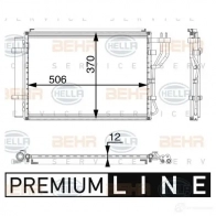 Радиатор кондиционера HELLA 8fc351005421 1424388271 K3 GPR 4045621527655