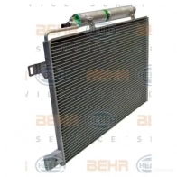 Радиатор кондиционера HELLA Y8PUD 39101 8fc351301681 _BEHR HELLA SERVICE_ - Изображение 3