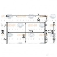 Радиатор кондиционера HELLA Q6NWXR _BEHR HELLA SERVICE_ 39256 8fc351303701