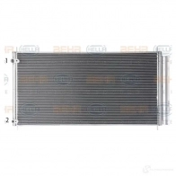 Радиатор кондиционера HELLA 8fc351343401 39665 _BEHR HELLA SERVICE_ GWYA4A - Изображение 4