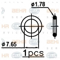 Радиатор кондиционера HELLA 8fc351038554 38877 P 8MHZ 4045621481667 - Изображение 2