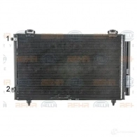 Радиатор кондиционера HELLA FK66S _BEHR HELLA SERVICE_ 8fc351343301 39646 - Изображение 6