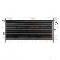 Радиатор кондиционера HELLA _BEHR HELLA SERVICE_ 39644 8fc351343291 ZLIVVD2 - Изображение 7