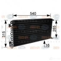 Радиатор кондиционера HELLA 8fc351036041 _BEHR HELLA SERVICE_ CX0WPS0 Peugeot 106