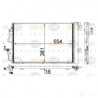 Радиатор кондиционера HELLA 8fc351301764 4045621513306 39113 4 CF0W - Изображение 2