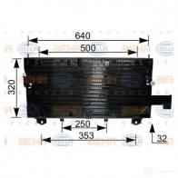 Радиатор кондиционера HELLA 38732 _BEHR HELLA SERVICE_ HDDVNT 8fc351036461