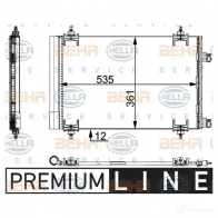Радиатор кондиционера HELLA 39512 8fc351317571 _BEHR HELLA SERVICE_ N65LFP8 - Изображение 5
