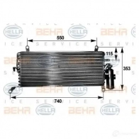 Радиатор кондиционера HELLA 38886 RSG3SQ 8fc351038641 _BEHR HELLA SERVICE_