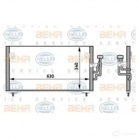 Радиатор кондиционера HELLA W59Z0HH _BEHR HELLA SERVICE_ 8fc351024151 Mitsubishi Galant 8 (EA2A) Седан 2.0 GDI 146 л.с. 1997 – 2004