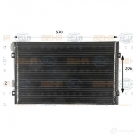 Радиатор кондиционера HELLA 8fc351343641 _BEHR HELLA SERVICE_ 39701 BMRJB - Изображение 6