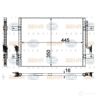 Радиатор кондиционера HELLA Fiat Strada (178) 1 Пикап 1.2 73 л.с. 1999 – 2006 8fc351309311 _BEHR HELLA SERVICE_ FFUIGV8