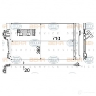 Радиатор кондиционера HELLA 2MPG B 39622 4045621513320 8fc351343014 - Изображение 2