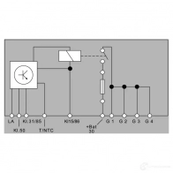 Реле свечей накала HELLA 4rv008188041 19319 V9ZJC 0 43104 - Изображение 2