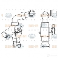 Клапан охлаждающей жидкости, кран печки HELLA _BEHR HELLA SERVICE_ AAKQH3 9xl351341061 52486
