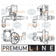 Клапан охлаждающей жидкости, кран печки HELLA FHGYC1 _BEHR HELLA SERVICE_ 52485 9xl351341051