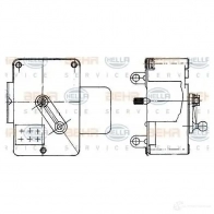 Сервопривод заслонки печки HELLA 8EU21Q3 20427 _BEHR HELLA SERVICE_ 6nw351344051