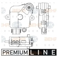 Сервопривод заслонки печки HELLA 3N 2BT40 1424704218 4045621522582 6nw351345211 - Изображение 2