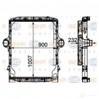 Радиатор кондиционера в сборе HELLA 46177 8mk376722161 _BEHR HELLA SERVICE_ Y8KU0Q