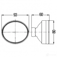 Дневные ходовые огни HELLA 2pt008935001 6351468 96FL5 E1 1722 - Изображение 2