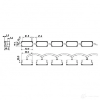 Комплект ходовых огней HELLA LEDayFlex II E24 5864 15698 2PT 980 789-861