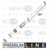 Осушитель кондиционера HELLA 41400 PI5 I1 4045621517922 8ft351001561 - Изображение 2