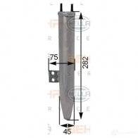 Осушитель кондиционера HELLA 8ft351193294 1204603482 4045621518547 FAAI O06 - Изображение 2