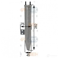 Осушитель кондиционера HELLA 8ft351193294 1204603482 4045621518547 FAAI O06 - Изображение 3