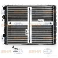 Радиатор охлаждения двигателя HELLA 44850 _BEHR HELLA SERVICE_ 8mk376700694 HIROKKJ - Изображение 4